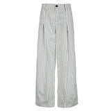 Fongt Style Lazy Loose Broad-Legged Sleeker Sleeker Sleeker Sleeker Temperament Commuting Low-Waist Fashion Thin Trousers