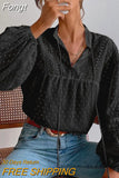 Chiffon Lace Blouses Lantern Sleeve Vintage Women Blouse Lace-up Tops Female Female Shirts Loose Blusas Autumn New