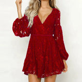 Women Lace Hollow Out Shirt