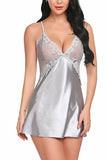 Sex Lingerie Sexy Imitation Ice Silk Back Cross-Sling Aja Pyjale