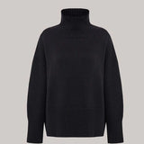 Women's Turtleneck Sweater Oversize Solid Long Batwing Sleeve Female Pullover Jumper 2021 Autumn Winer Ladies