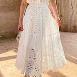 Fongt South Oil Women's Dresses White Dresses Women's Summer Dresses Vacation Women's