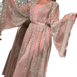 Fongt New Women's Hot Dress Sexy Dress Shawl Banquet Evening