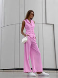 Fongt Fashion Casual Vest Trousers Suit Women's Clothing