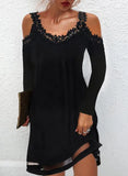 Sleeve Sexy V-Neck Party