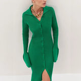 Sleeve Sweater Maxi Korean