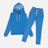 Fongt Swie Swie Swie Two-Sleeve Y2k Embroidered Super Dalian Hoodie Sweatpants Set