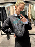 Graphic Letter Sweatshirts for Women Fashion Hooded Pullovers Vintage Female Loose Sweatshirt Hoodies 2023 Spring