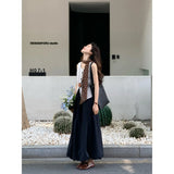 Fongt Atmosphere Is Simple To Wear A Vest Top In The Long And Elegant Temperament Casual Half-Dress Women's Suit