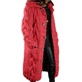 Size 4XL 5XL Autumn Winter Women Sweater Cardigan Twist Oversized Knitted Coat Female Long Cardigans Fashion Jackets