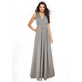 Style Multi-Wear Multi-Rope Cross-Back Sexy Bandage Dress Long Dress-Outfit