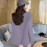 Fongt Suit Jacket Female Spring And Autumn 2024 New Spring Advanced Sense Casual Small Korean Version Design Sense Suit-Outfit