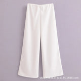Fongt Homemade New Women's Dress Three-Color Jewison-Selecting Soft Blouse Wide Leg Trousers 3644628