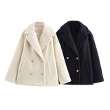 Fongt Women's Clothing 2025 Spring New Beads And Casual Fashion This Half-Hued Coat