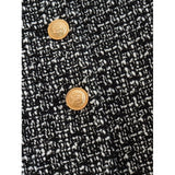 Fongt 2025 New Women's Casual Single-Clip Round-Neck Long Sleeve Loose Texture Short Small Fragrant Coat
