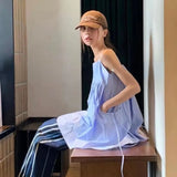 Vintage Camisole Vest for Women 2024 Summer New Mid-length Loose Tank Top Y2k Grunge Sleeveless All-match Tops Mujer-Outfit