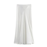 Fongt Women's Clothing INS Explosive Multi-Color Fashion Commuter Silk Stupor Feel Stubble Skirt