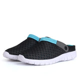 Summer Beach Sandals Men And Women Clogs Shoes Beach Slippers Mesh Breathable Men Slippers Sandals Couple Zapatos Hombre-Outfit