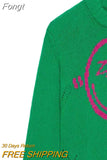 Sweater Women 2023 Autumn Winter Pockets Round Neck Wool Cosy Pullover Casual Vintage Classic Sweaters