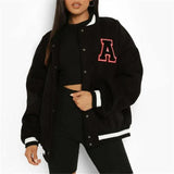 women's jacket spring 2022 Printed zipper Long Sleeve vintage racing jacket Sport Style Woman bombers jacket ropa