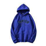 Letter Oversized Hoodies Women Men Spring Autumn Long Sleeve Loose Pullover Tops Hooded Casual Warm Pocket
