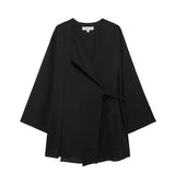 Spring Kimono Cross Coat 6078572 Casual Pants 5057572-Outfit