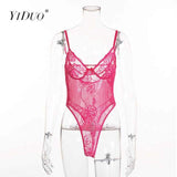 Catsuit Floral Straps