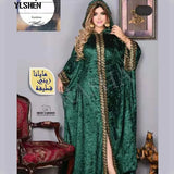 Velvet Long Maxi Dress African Dresses for Women 2021 New African Clothes Dashiki Hijab Abaya Dubai Boubou Robe Africaine