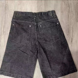 Style Denim Pants In Summer Gothic Dark Style Denim Shorts Printed Denim Shorts Fashion And Leisure Pants-Outfit