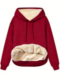 Fongt Wish Autumn And Winter Fashion Women's Clothing Warm Pocket Hoodie Coat Top