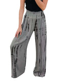 Fongt New Wish Hot Fashion Tight High-Waist Pocket Wide Leg Trousers Casual Pants