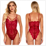 Thin Lace Lingerie Sexy Tight Bodywear Lady Home Clothes