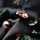 The Summer Of 2023, A New Black Heavyweight Small Suit Jacket For Women's Seven-Cent Sleeves Retro Brand Printed Loose Blouse-Outfit