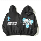 Fongt Korean Autumn And Winter New Personalized Pattern Print Hoodie
