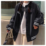 Vintage Side Stripe Zip Up Jacket-Outfit