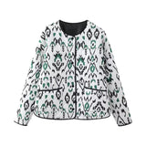 Fongt Women's ZA Autumn And Winter New Animal Print Cotton Jacket Jacket