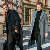 Fongt Order 2025 New Thick Haired Man Coat Long Coat Wish Japan And South Korea Leisure