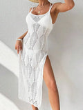 Fongt Summer Beach Jersey Knitted Long With Beach Skirt Sunscreen Woman