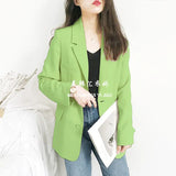 Fongt Jacket Women's Spring And Autumn 2025 New Korean Version Of The Loose Ins Tide Red Set Fried Street Small Suit Top