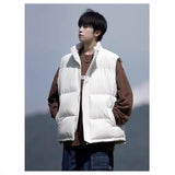 Fongt Cotton Vest Men's 2025 New Winter Shoulder Warm Boys Vest Cotton Jacket