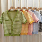 Fongt French Summer T-Shirt Women V Collar Temperament Short-Sleeved Small Short-Term Repair Cloth Wear Clothes In The