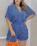 New Summer Style T90472023 Is Specially Designed For Loose Leisure Printed Jumpsuits.-Outfit