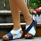 Fongt Sandals Women's New Summer 2024 New Pines Pastry Thick Bottom Dresses With Dresses To The