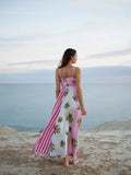 Fongt Years New Sling Graffiti Print Large Hem Dress-88245-Outfit