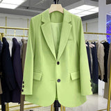 Fongt Suit Jacket Woman 2025 Design Sense Korean Version Of The New Fried Street Casual Temperament Trend Small Suit