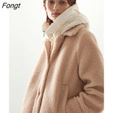 Cotton Padded Hooded Mock Neck Vest Women Fashion Versatile Clothing Accessories Zipper Sleeveless Jackets