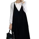 Fongt Solid Color 2025 Summer New Women's Slings Pure Color Casual Loose Broad Leg Pants