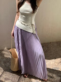 Fongt Xixi 2025 Summer New Temperament Is Thin And High-Rise Half-Dressed Dress Woman 85183