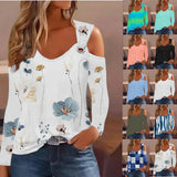 Wise Hot Style Fall Large Size Simple Metal Button V-Neck Shirt Shirt Women's Clothing-Outfit