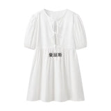Fongt New Women's Wear T-Shirt Style In The Long-Term Solid Shirt Dress Retro